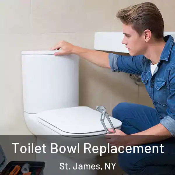  Toilet Bowl Replacement St. James, NY